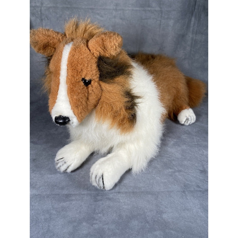 GUND 1989 Plush LASSIE Collie Puppy Dog Stuffed Animal Collectable Toy Lovey